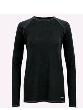 Hot Chillys Clima Wool Merino Wool Base Layer Crew Neck Top Women Size XS